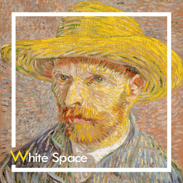 Vincent Van Gogh Self Portrait with Straw Hat Curat10n Demo Product White Space